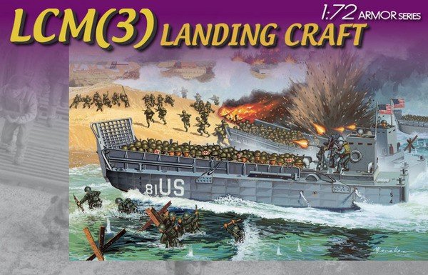 Dragon 7257 LCM(3) Landing Craft avec la 29e division d'infanterie (1/72)