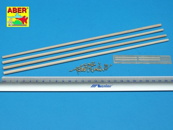 Aber 35D11 Telegraph - pillar set for 4 cross bars with 8 insulators each 1/35 – zdjęcie 3