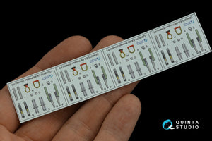 Quinta Studio QD48270 EA-6B Prowler (ICAP II) 3D-Printed &amp;amp; coloured Interior on decal paper (Kinetic) 1/48 – Bild 5