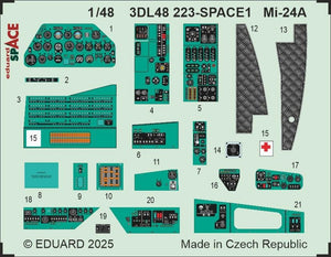 Eduard 3DL48223 Mi-24A SPACE TRUMPETER 1/48 – zdjęcie 3
