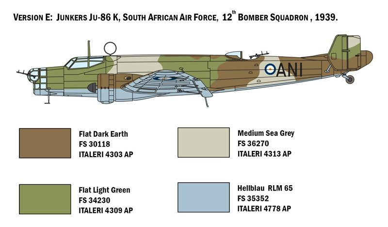 Italeri 1391 JU 86 E1/E2 1/72 – immagine 7