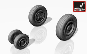 Armory Models AW72021 Mikoyan MiG-25 Foxbat wheels 1/72 – immagine 4
