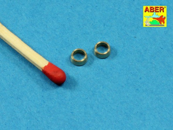Aber 35A127 Feifel air cleaners tubes for early Tiger I, Ausf.E (Sd.Kfz.181) 1/35 – imagen 7