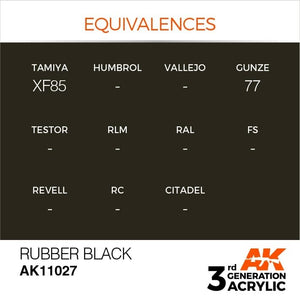 AK Interactive AK11027 Rubber Black 17ml – image 3