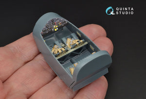 Quinta Studio QD48125 Bf108 3D-Printed &amp;amp; coloured Interior on decal paper (Eduard) 1/48 – immagine 3