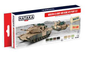 Hataka HTK-AS67 Modern US Army and USMC AFV paint set (8x17ml) – image 2
