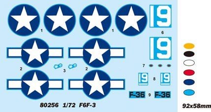 Hobby Boss 80256 F6F-3 Hellcat 1/72 – imagen 2