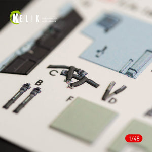 KELIK K48031 F/A-18E &amp;quot;SUPER HORNET&amp;quot; INTERIOR 3D DECALS FOR MENG KIT 1/48 – imagen 3