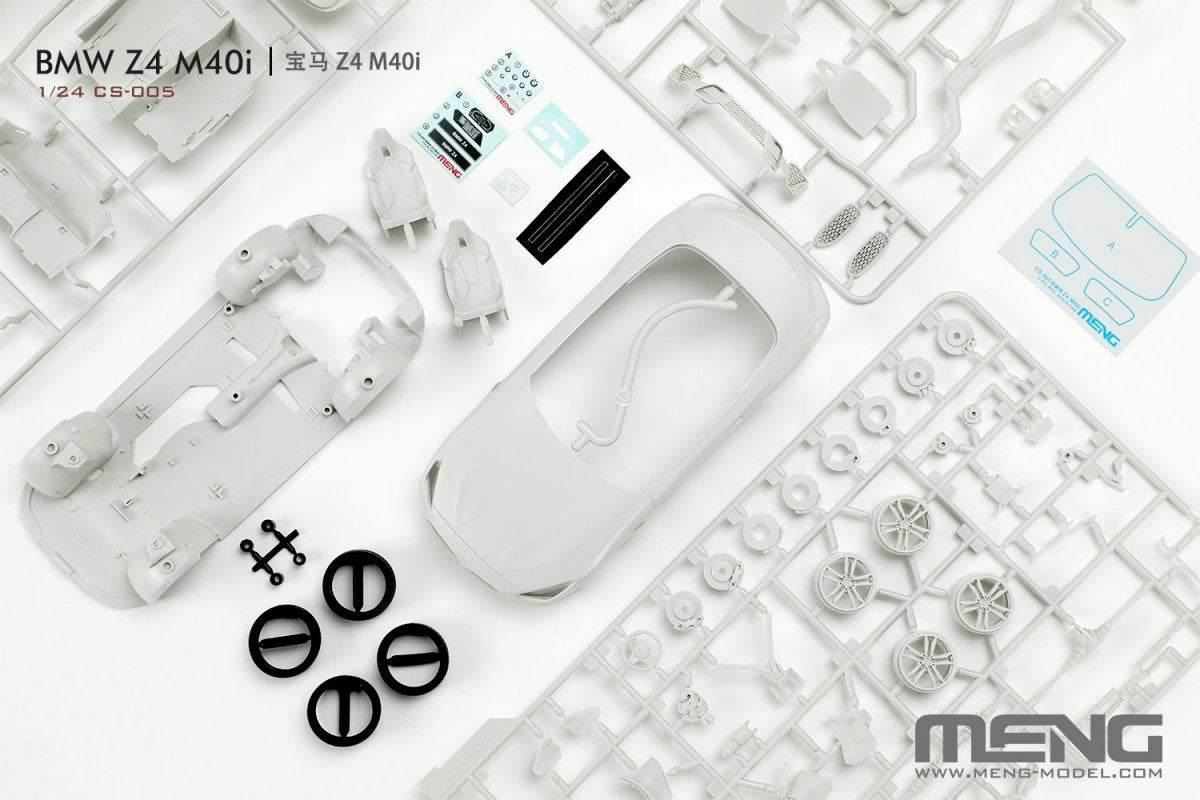 Meng Model CS-005 BMW Z4 M40i 1/24 – immagine 2