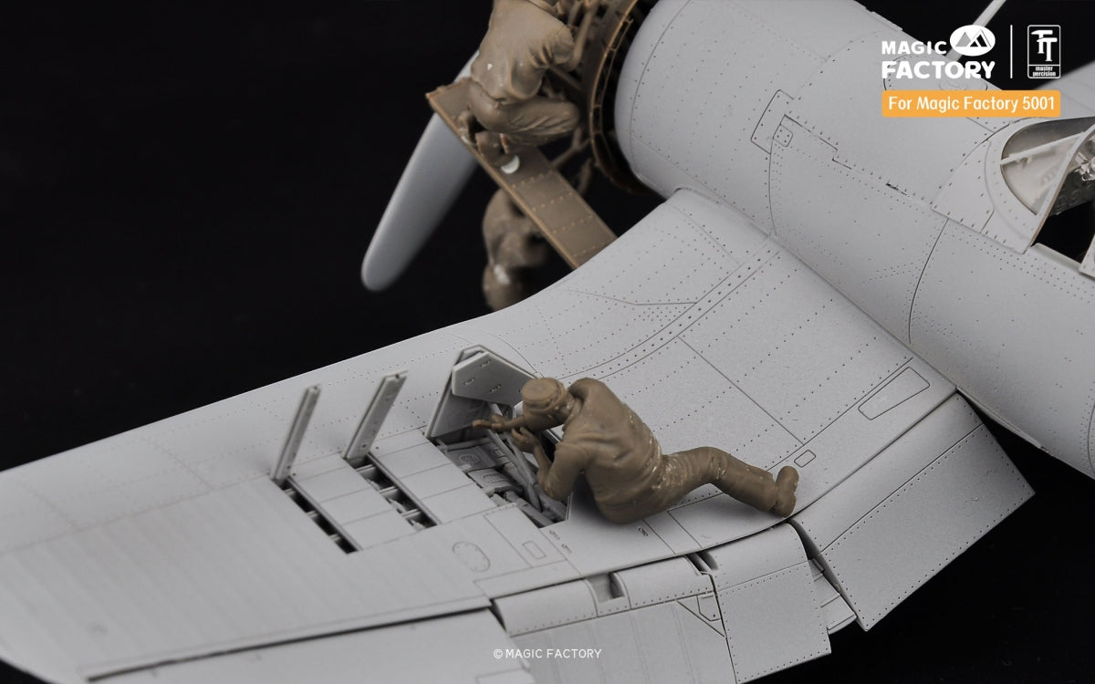 Magic Factory 7507 US WWII Ground Service Crew Set 1/48 – immagine 6