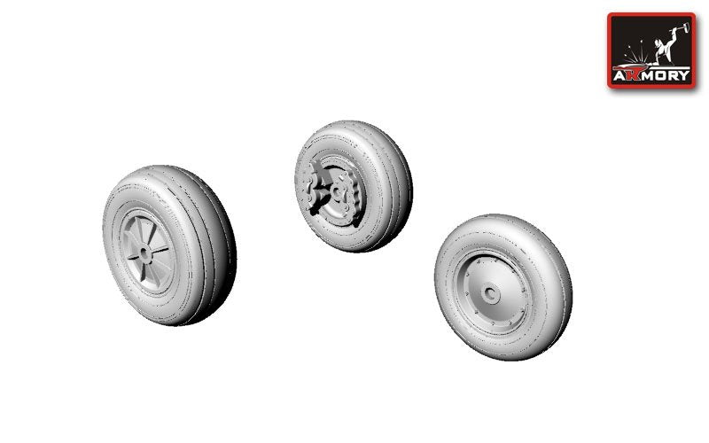 Roues Trojan T-28 d&amp;#39;Armory Models AW72304, échelle 1/72