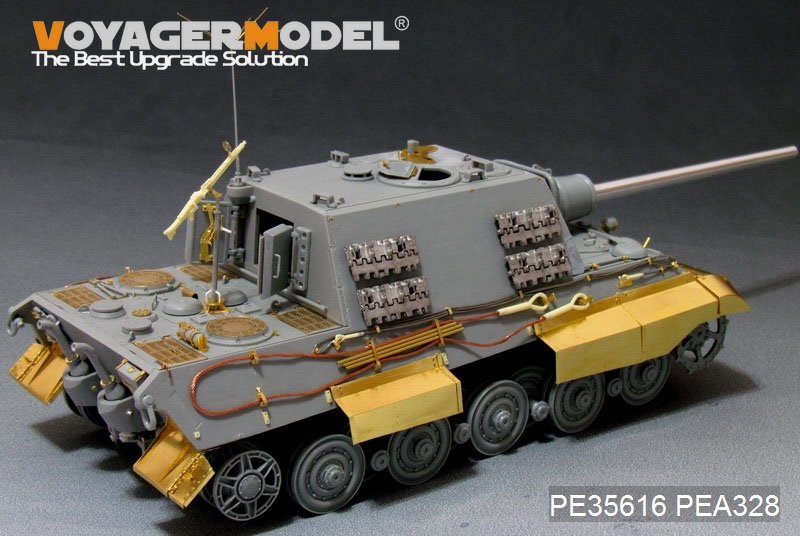 Voyager modèle PEA328 WWII allemand Sd.Kfz.186 Panzerjäger &amp;quot;Jagdtiger&amp;quot; Schurzen (pour DROGON) 1/35 – image 3
