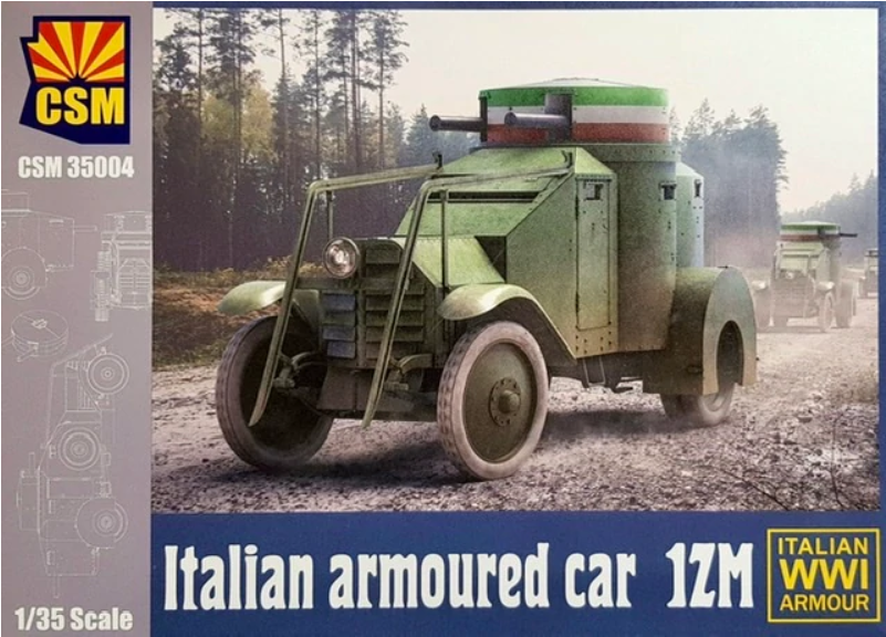 Copper State Models 35005 Voiture blindée italienne 1ZM 1/35
