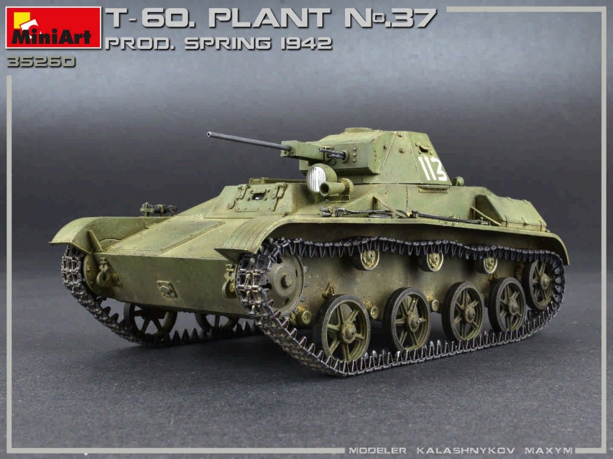 MiniArt 35260 T-60 PLANT N.37, SVERDLOVSK PROD. SPRING 1942. INTERIOR KIT 1/35 – zdjęcie 6
