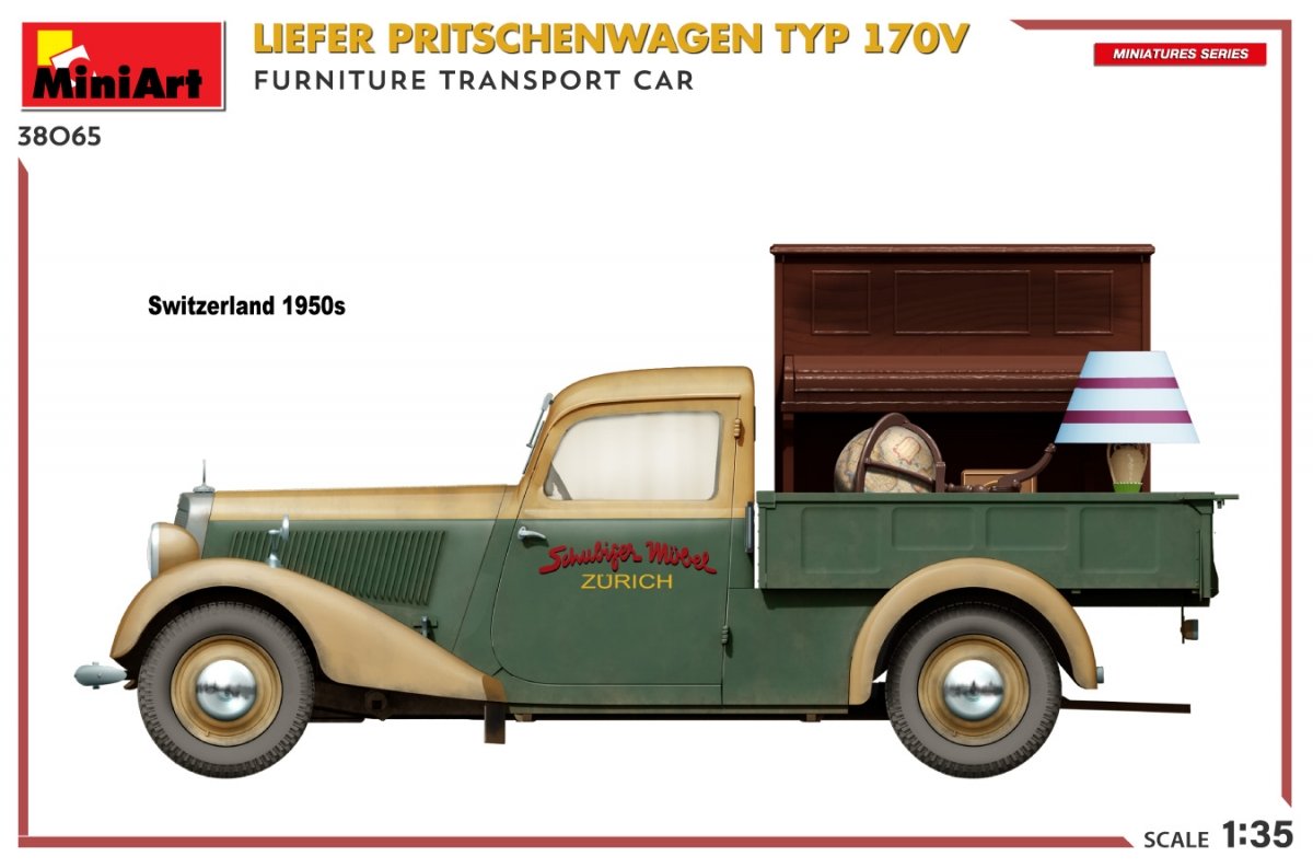 MiniArt 38065 LIEFER PRITSCHENWAGEN TYP 170V. VOITURE DE TRANSPORT DE MEUBLES 1/35 – image 11