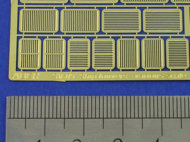 Aber SV-05 Ship louvers various scale (first selection) – image 2