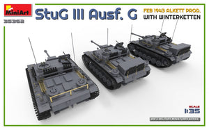 Mini Art 35362 StuG III Ausf. G FÉVRIER 1943 ALKETT PROD. AVEC KETTEN D&amp;#39;HIVER 1/35  – image 6