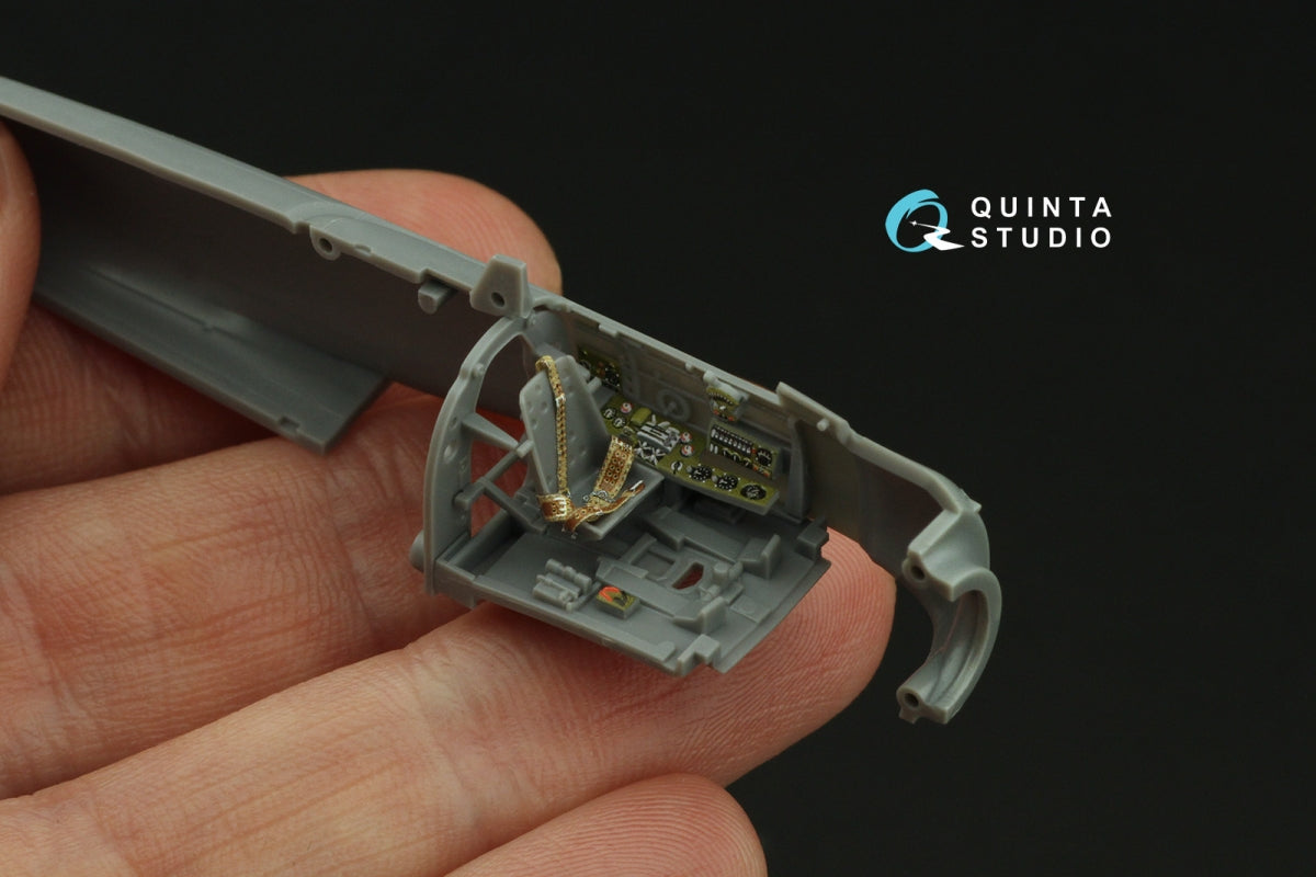 Intérieur imprimé en 3D et coloré sur papier décalcomanie Quinta Studio QD72171 A6M3 Zero (Tamiya) 1/72 – image 8