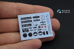 Quinta Studio QD35010 UAZ 469 3D-Printed &amp;amp; colored Interior on decal paper (for Trumpeter kit) 1/35 – image 2