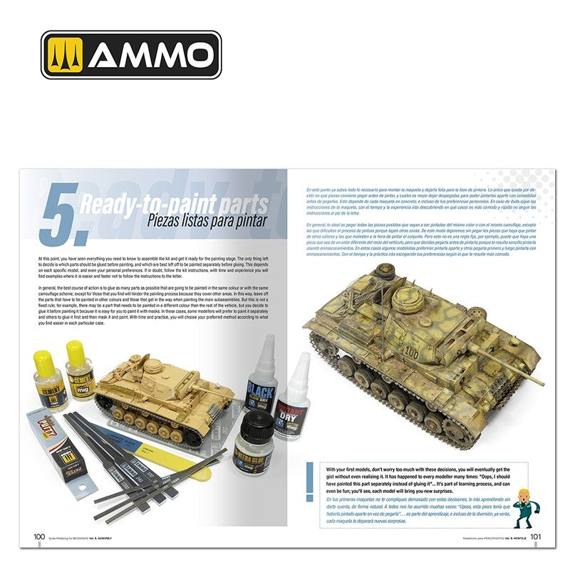 Ammo by Mig 6300 Scale Modeling for Beginners Vol. 1: Assembly (Bilingual English &amp;amp; Spanish) – immagine 10
