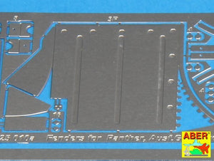 Aber 25010 Fenders for Panther G/Jagdpanther 1/25 – Bild 3