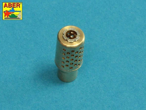 Aber 35l-232 10,5cm KwK L/70 barrel with perforated muzzle brake for German Pz.Kpfw. VII Lowe or VK 7201(K) 1/35 – immagine 6
