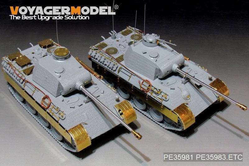 Voyager Model PE35983 WWII German Panther D Tank Late version Basic For TAKOM 2104 1/35 – image 3