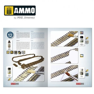AMMO of Mig Jimenez 6602 SOLUTION BOOK 19 - How to Paint WWII German D.A.K .Vehicles (English, Castellano, Francais, Deutsch) – Bild 5