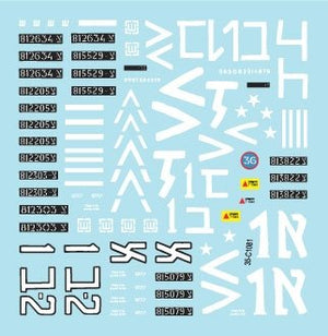 Star Decals 35-C1081 Reprint Israeli AFVs 5. M50 Super Sherman 1/35 – immagine 3