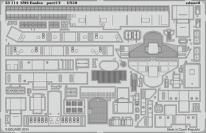 Eduard 53114 SMS Emden part 1 REVELL 1/350