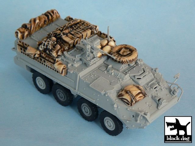 Black Dog T72002 M1126 STRYKER Guerre d&amp;#39;Irak pour Trumpeter 07255 1/72 – image 4