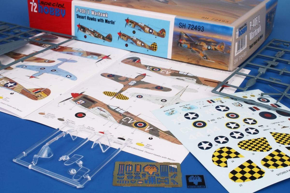 Special Hobby 72493 P-40F/L Warhawk &amp;#39;Desert Hawks With Merlin&amp;#39; 1/72 – zdjęcie 7