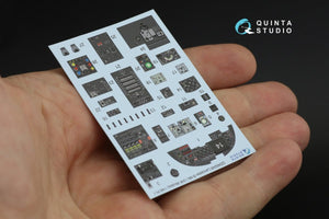 Intérieur imprimé en 3D et coloré sur papier décalcomanie Quinta Studio QD48248 Lancaster B Mk.I (HK Models) 1/48 – image 12