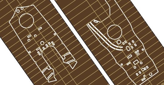 Hasegawa QG58 (72158) Linoleum Deck for Destroyer Shimakaze &amp;quot;late type&amp;quot; 1/350 – immagine 2