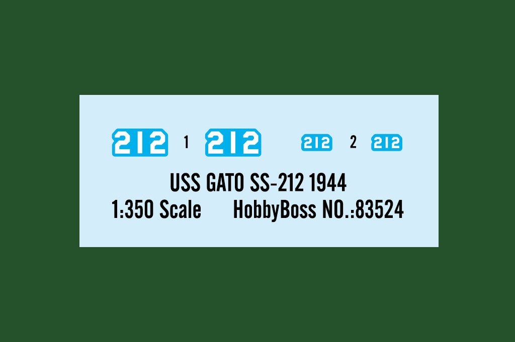 Hobby Boss 83524 U.S. Navy Submarine &amp;quot;Little Shark&amp;quot; SS-212 1944 1/350 – Bild 3