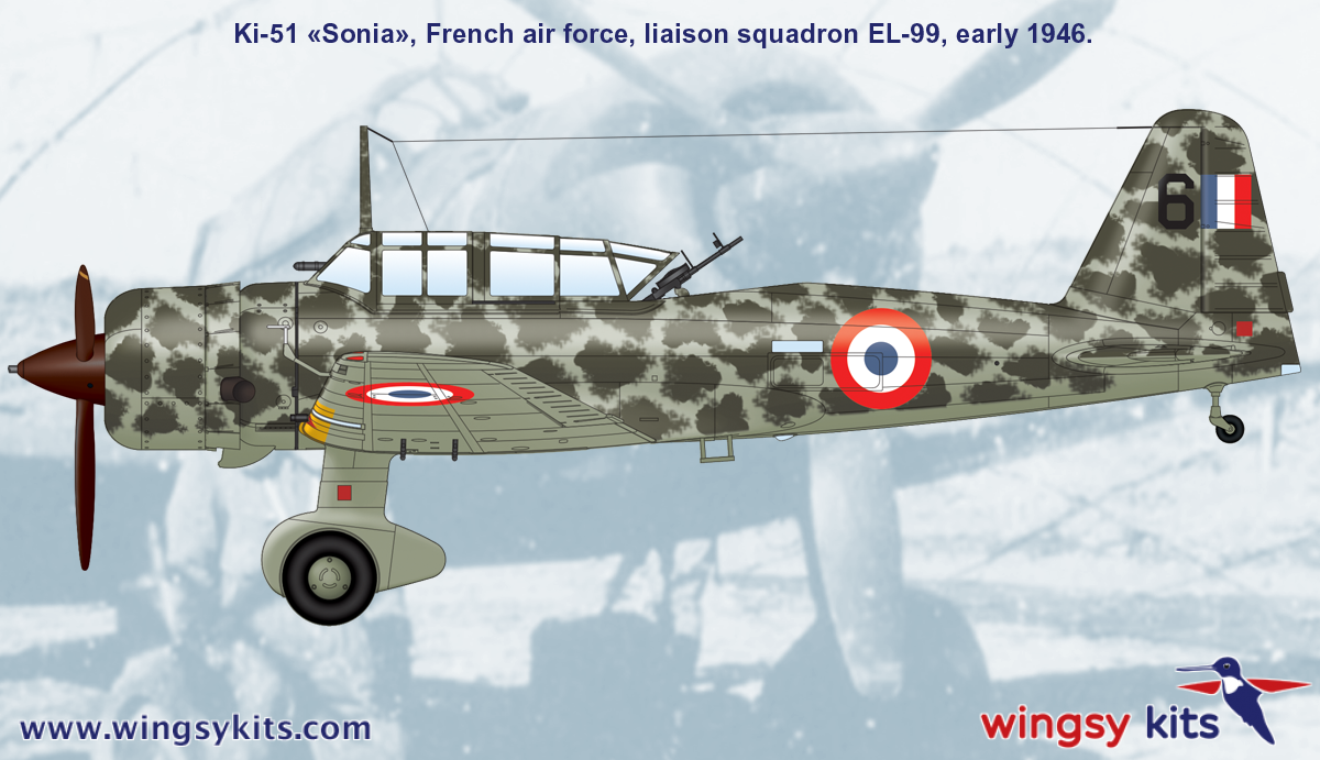 Wingsy Kits D5-06 IJA Type 99 Ki-51 “Sonia” at other services 1/48 – immagine 10
