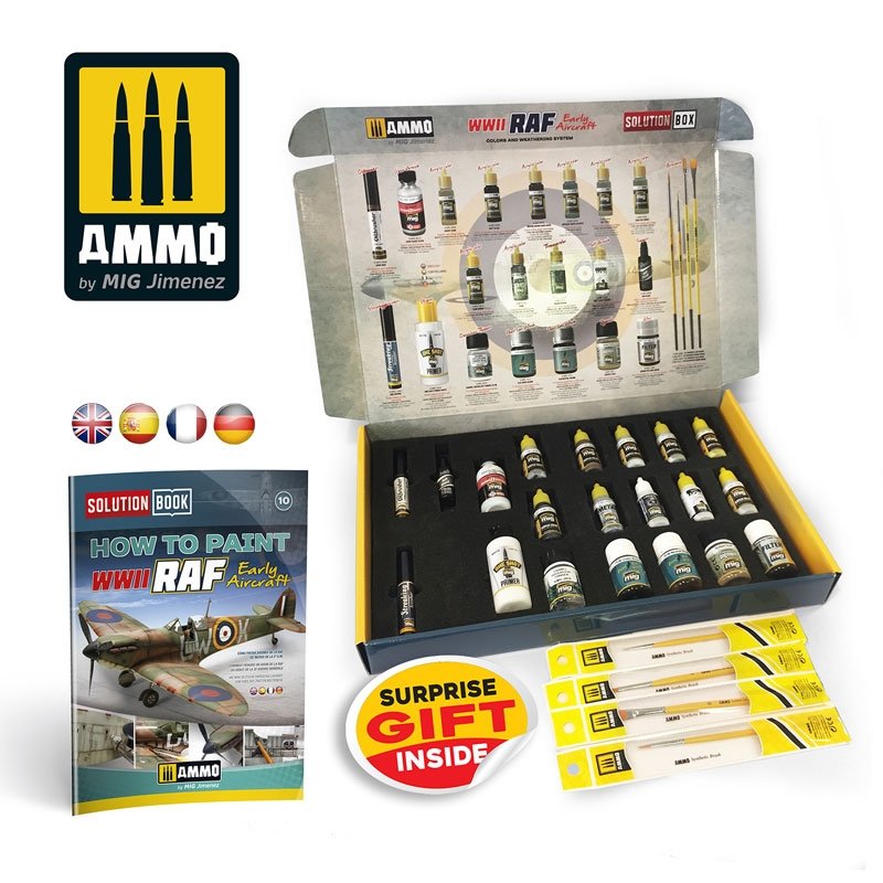 AMMO of Mig Jimenez 7722 WWII RAF Early Aircraft Solution Box – Bild 3