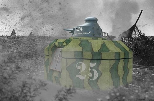 RT-Diorama 35648 French Bunker with FT17 turret 1/35 – immagine 3
