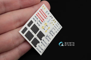Quinta Studio QD48033 F-16I 3D-Printed &amp;amp; coloured Interior on decal paper (for Kinetic kit) 1/48 – immagine 2