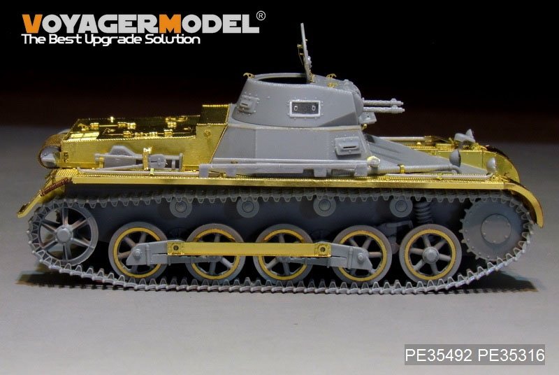 Maquette Voyager PE35492, char allemand Pz.Kpfw.I Ausf. B de la Seconde Guerre mondiale, pour maquette DRAGON 6186 au 1/35 – image 14