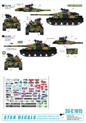 Star Decals 35-C1015 French AMX-30 B2 1/35 – imagen 2