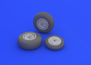 Eduard 632031 Me 262 wheels 1/32 (TRUMPETER) – immagine 3