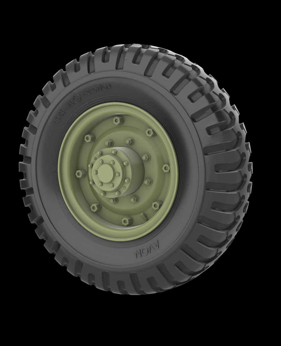 Panzer Art RE35-732 Daimler AC Road wheels (AVON) 1/35 – Bild 2