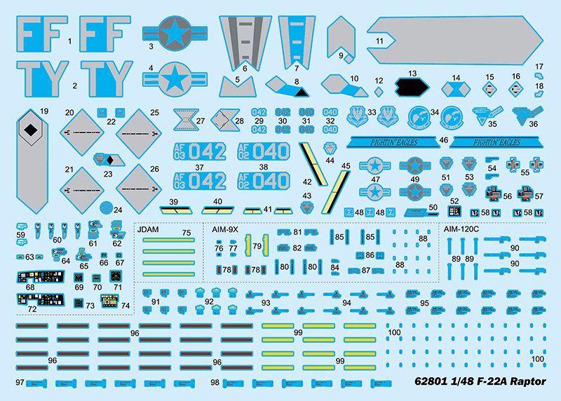 I Love Kit 62801 F-22A Raptor 1/48 – immagine 3