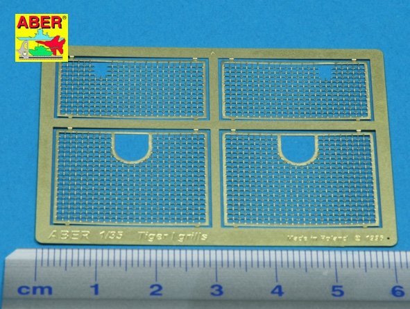 Aber 35G03 Grilles for german tank Tiger I 1/35 – immagine 2