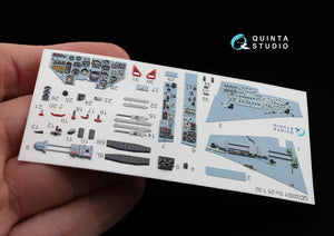 Quinta Studio QD32001 Su-25 3D-Printed &amp;amp; colored Interior on decal paper (for Trumpeter kit) 1/32 – image 4
