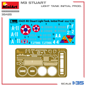 MiniArt 35425 M3 STUART LIGHT TANK, INITIAL PROD 1/35 – immagine 2