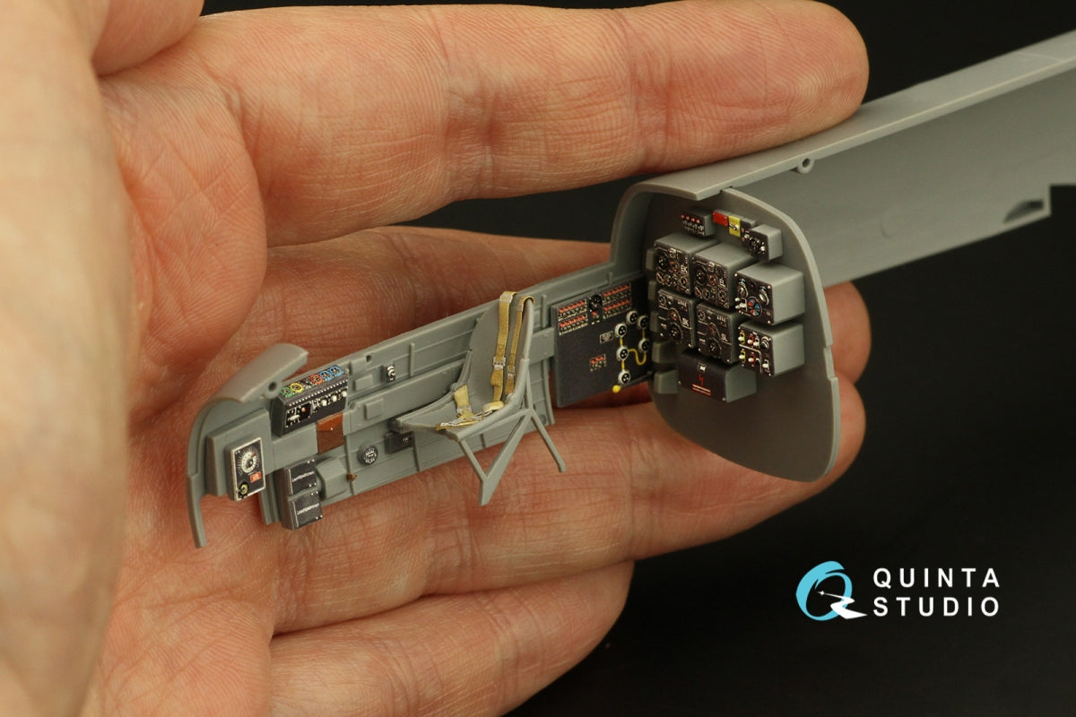 Quinta Studio QD48366 Ju 88A-4 3D-Printed &amp;amp; coloured Interior on decal paper (ICM) 1/48 – immagine 4