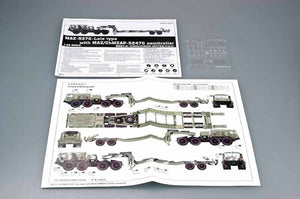 Trumpeter 00212 MAZ-537G Late Production type with MAZ/ChMZAP-5247G semitraii 1/35 – immagine 8