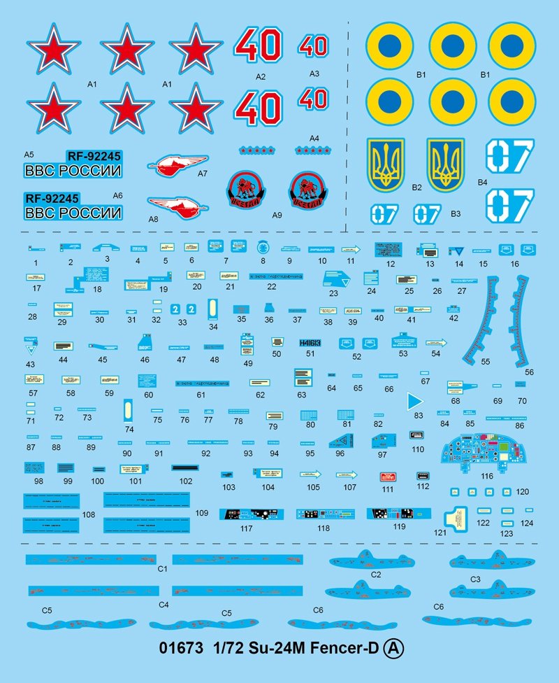 Trumpeter 01673 Su-24M Fencer-D – Bild 6